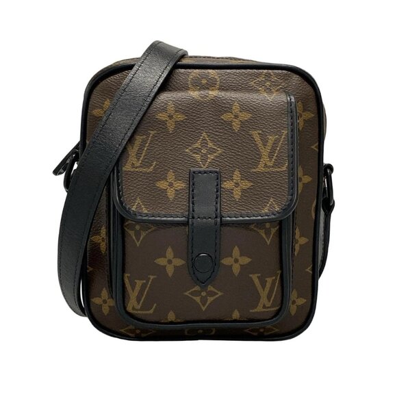 LOUIS VUITTON christopher wearable wallet Monogram Macassar 1558-040925 - Picture 1 of 14